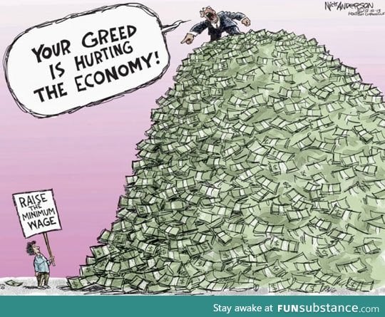 Greedy people