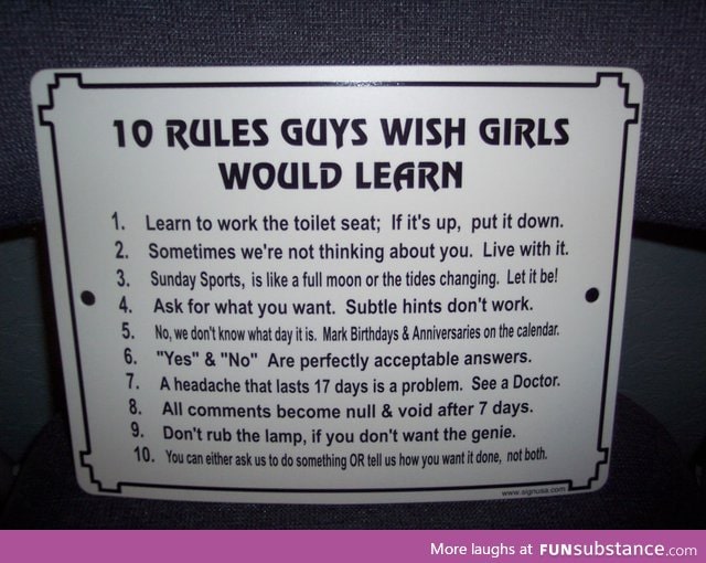 10 things women should know...