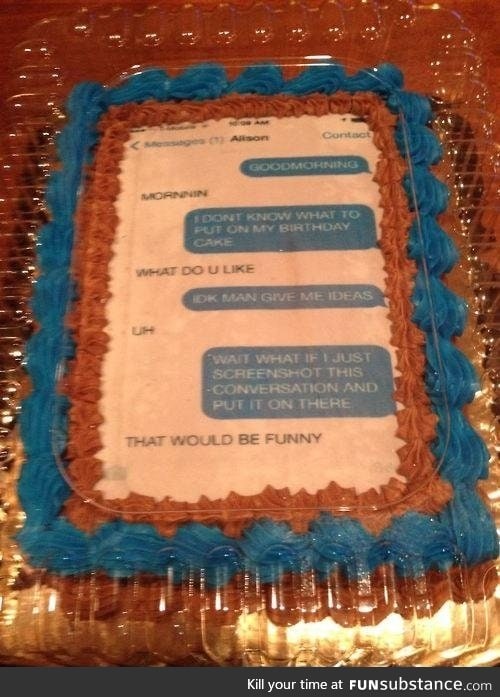i wanna do this for my next birthday cake