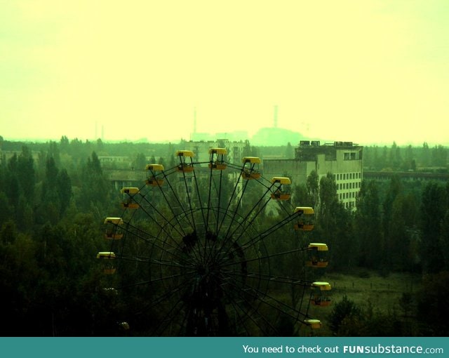 Abandoned Ferris Wheel in Chernobyl