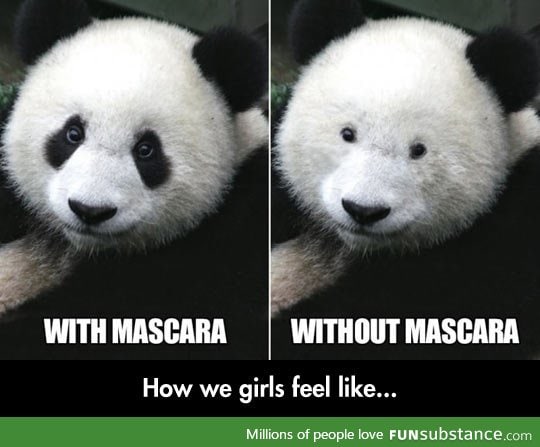 Mascara makes a big difference