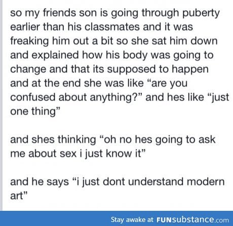 It's okay, no one understands modern art