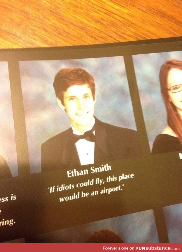 kind words from Ethan