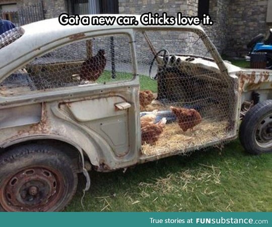 Chicks Love a Man With a Nice Car