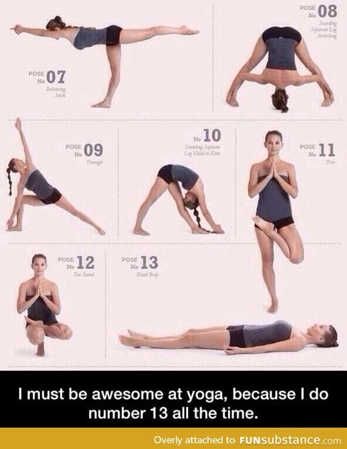 Awesome at yoga