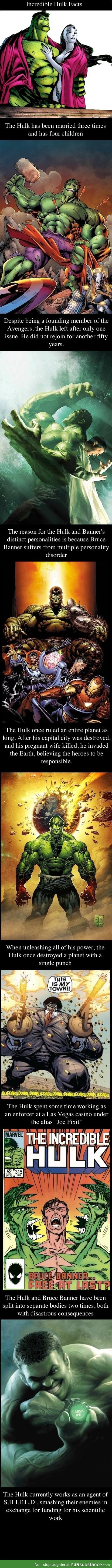 Incredible hulk facts compilation