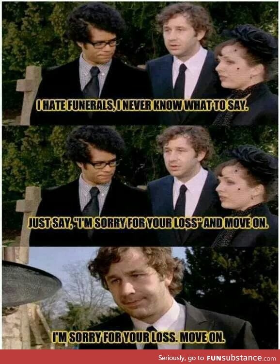 Funerals can be tricky