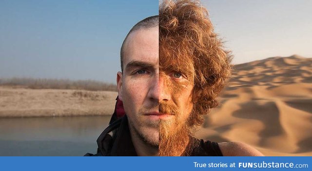 A year of walking across China, before and after