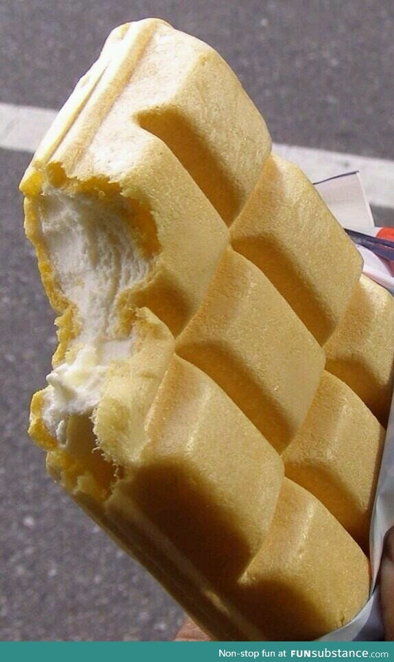 Why have I never seen this? An ice cream sandwich in a cone