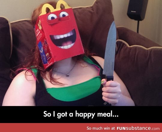 The new happy meal boxes: You are what you eat