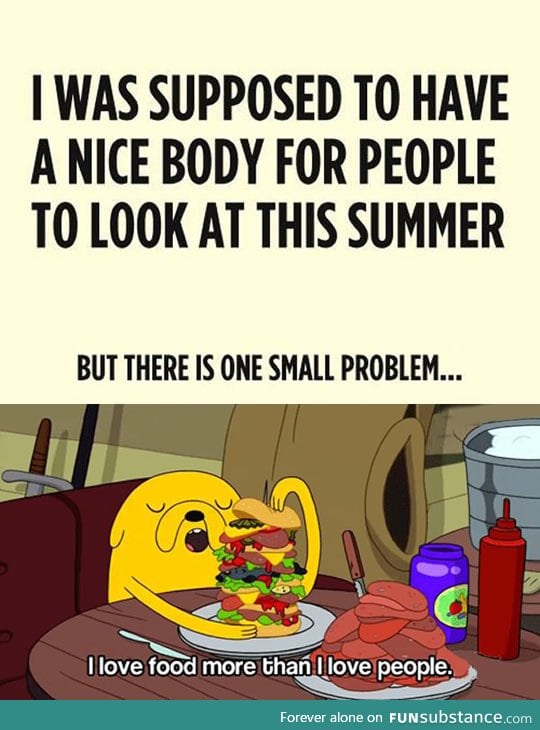 Nice body? Nice food!