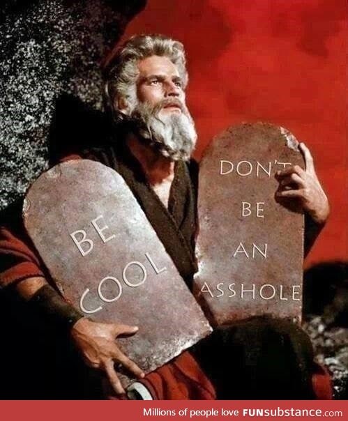 Only commandments you need
