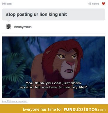 No such thing as too much Lion King