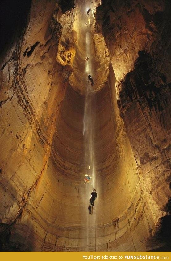Krubera Cave, the deepest known cave on Earth