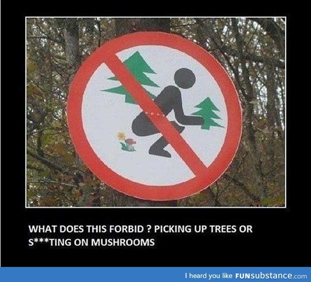 Do not pick the trees!