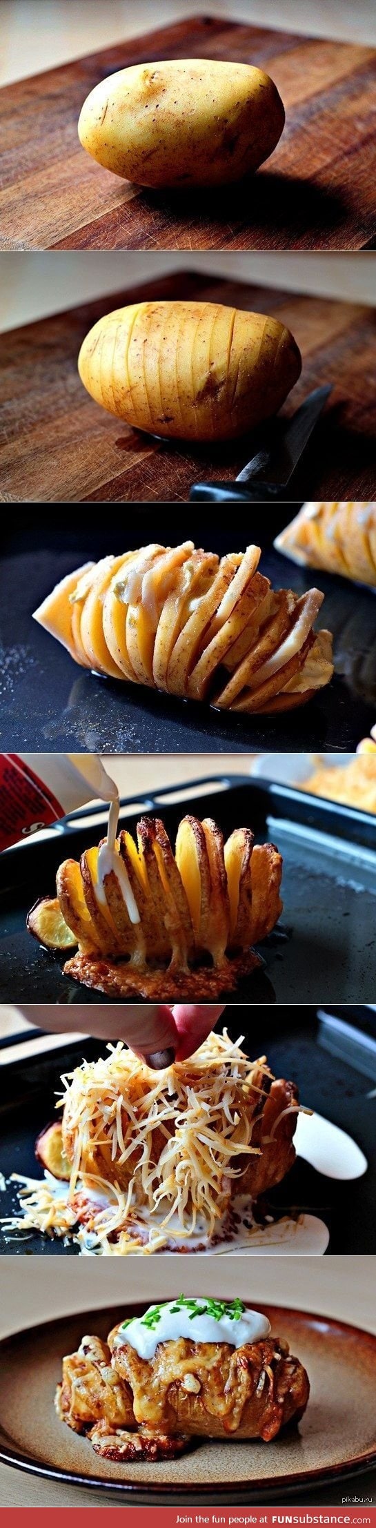 Great way to make a baked potato