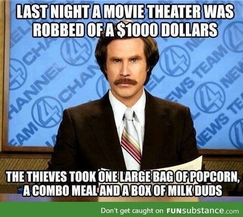 Robbing a theatre