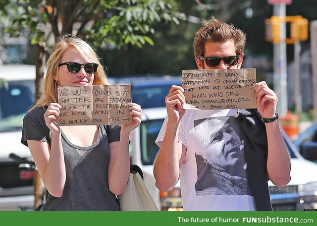 Emma Stone & Andrew Garfield being awesome