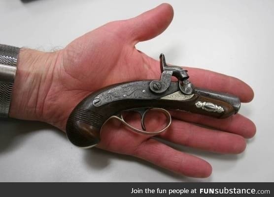 The gun that John Wilkes Booth used to kill Abraham Lincoln in 1865