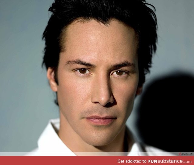 A time-lapse of Keanu Reeves aging