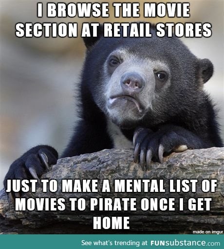 The only reason I browse the movie section