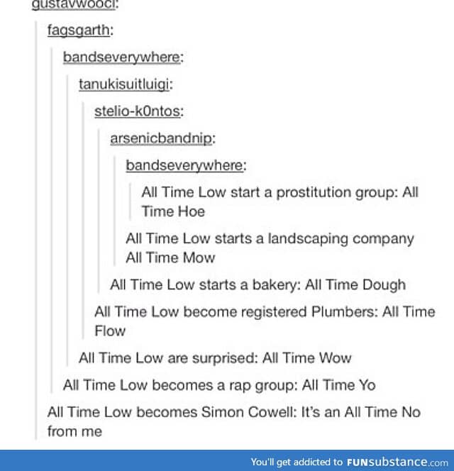 All Time Low splits up and their fans are like 'All Time No!' O.O