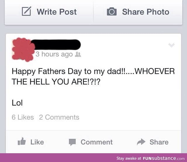 Best Father's Day post I've seen thus far