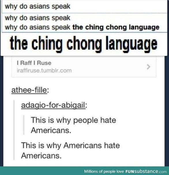 The ching chong language..