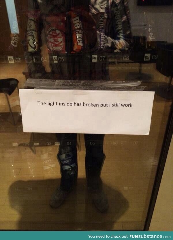I relate to this vending machine
