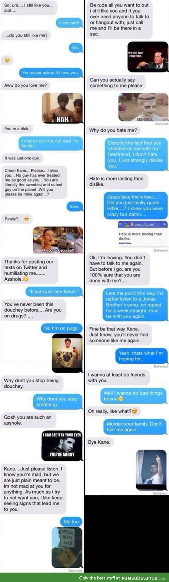 Trolling your ex at its finest
