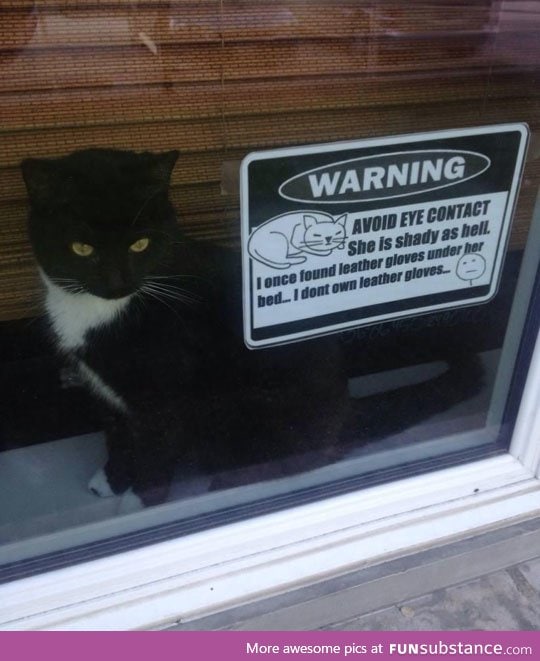 The neighbors needed to be warned