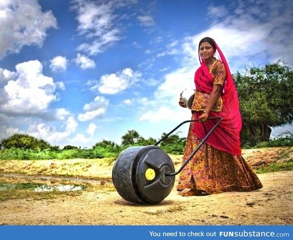 Good design solving a world problem: The WaterWheel