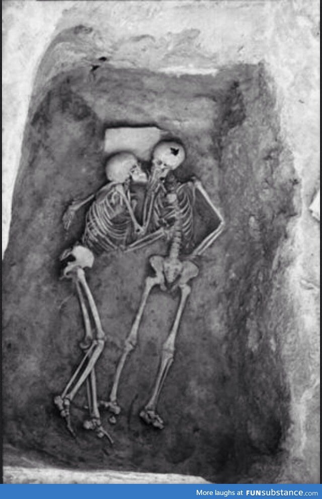6000 year old kiss. Iran
