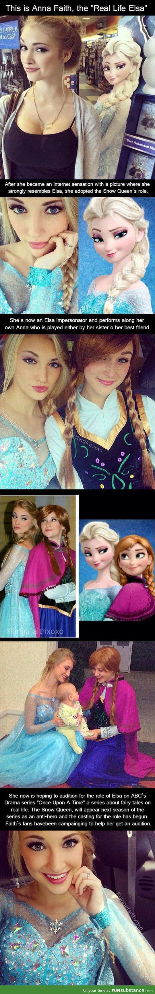 Meet the real life version of Elsa