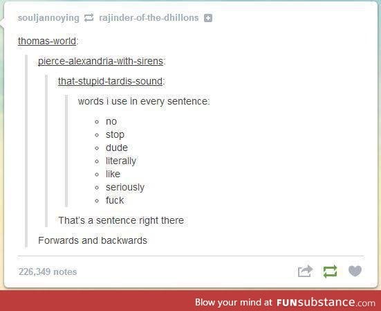 My vocabulary