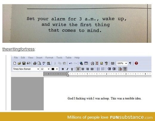 Exact same shit I'd write