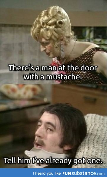 A man at the door