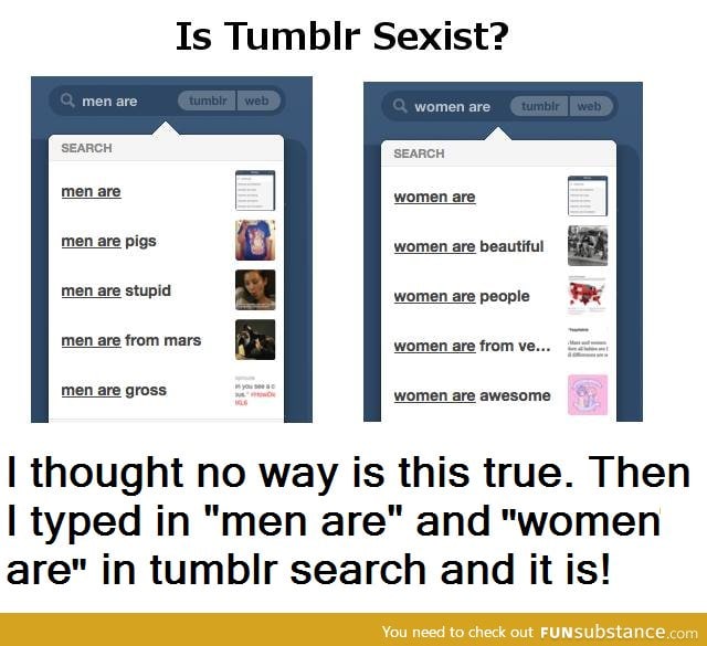 Is tumblr sexist?