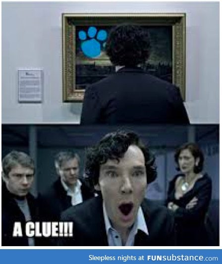 I would love to imagine that this is how Sherlock sees a crime scene...