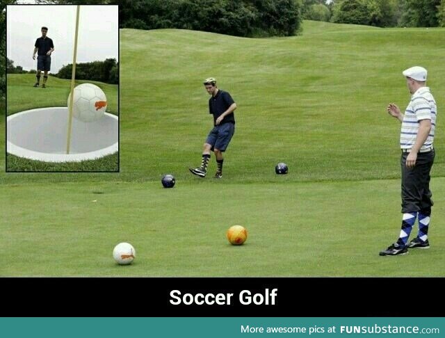 Soccer golf