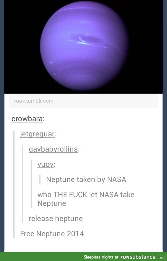Neptune taken by NASA