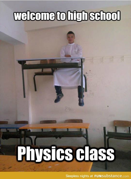 Welcome To High School Physics Class