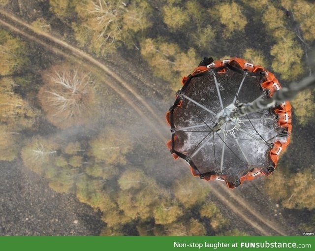 View from a Firefighting Helicopter