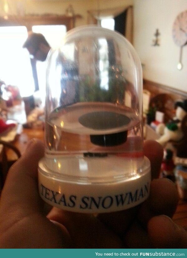 Texas snowmen