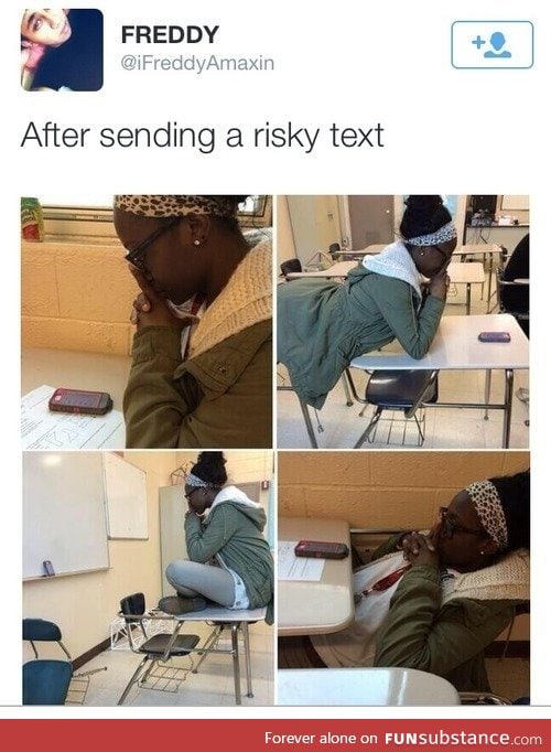 Risky text