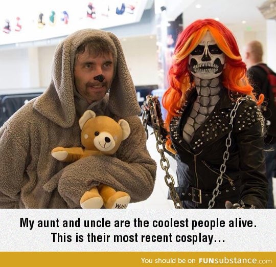 The coolest cosplay couple