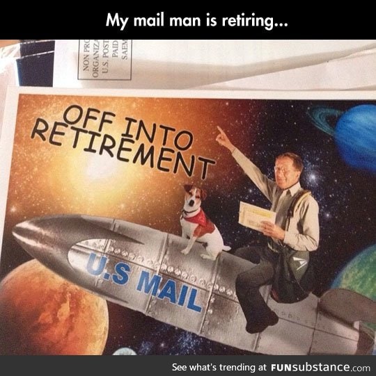 The coolest mail man