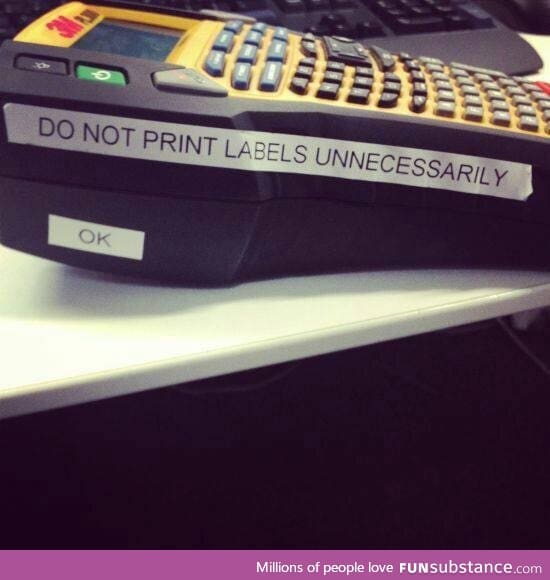 Do not print labels unnecessarily