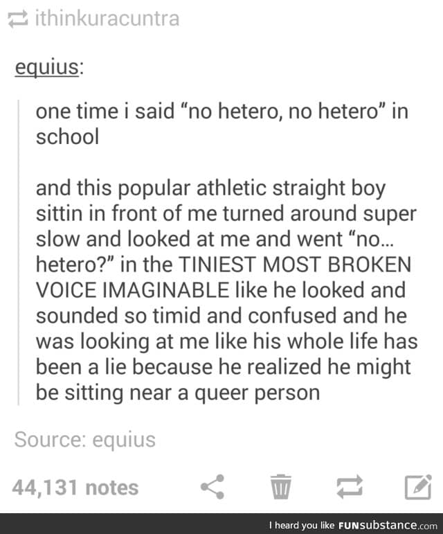 No.. No hetero?