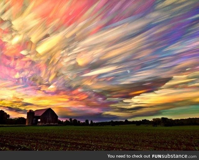 Amazing time lapse of sky in Canada